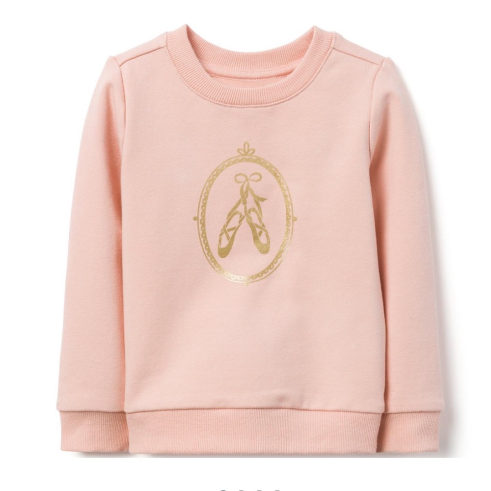 Janie and Jack girl’s Ballerina sweatshirt